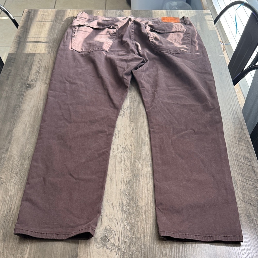 Lucky Brand 412 Athletic Slim Men's Brown Chinos - Picture 6 of 6
